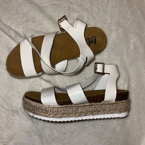 White Platform Sandals!